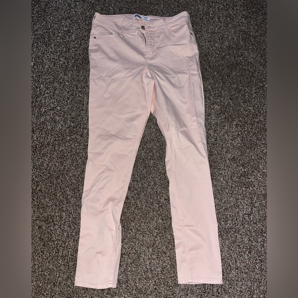 Pink Old Navy Rockstar High Rise Pants